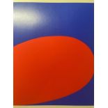 Ellsworth Kelly "Red Blue" Print.