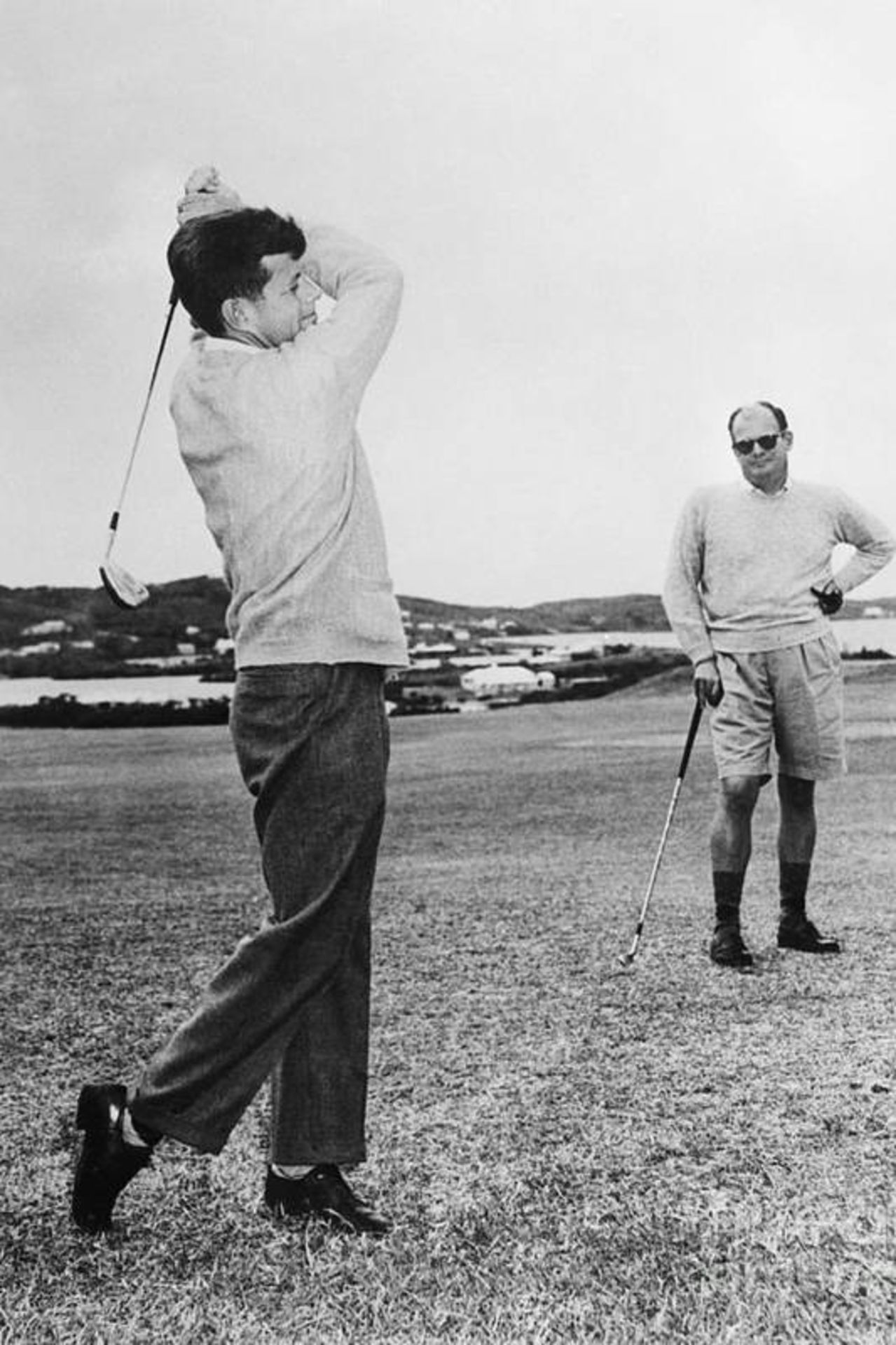 John F. Kennedy "Golfing, Bermuda" Photo Print