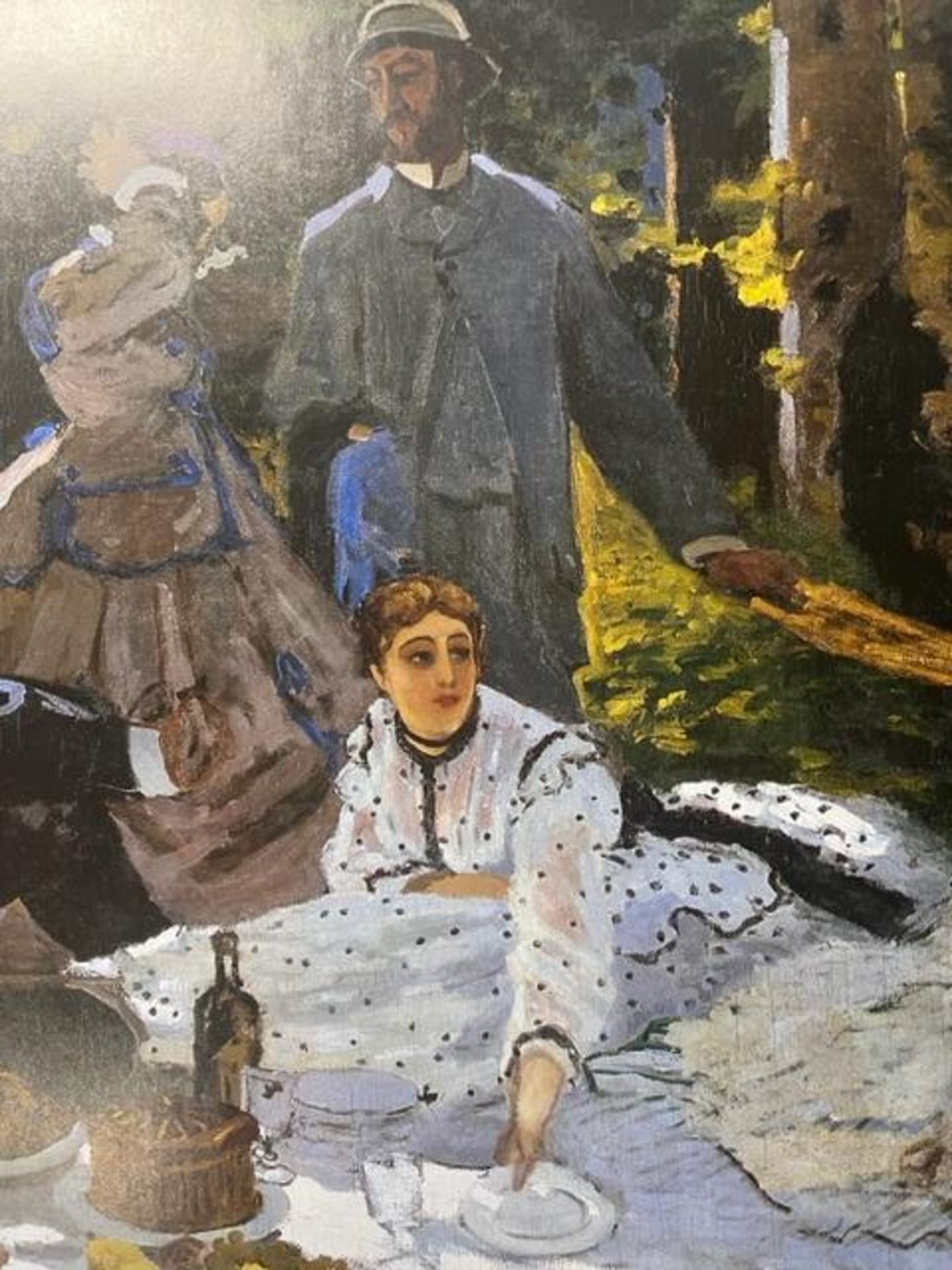 Claude Monet "Luncheon on the Grass" Print. - Image 5 of 6