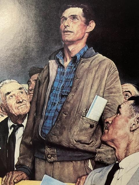 Norman Rockwell "Untitled" Print.