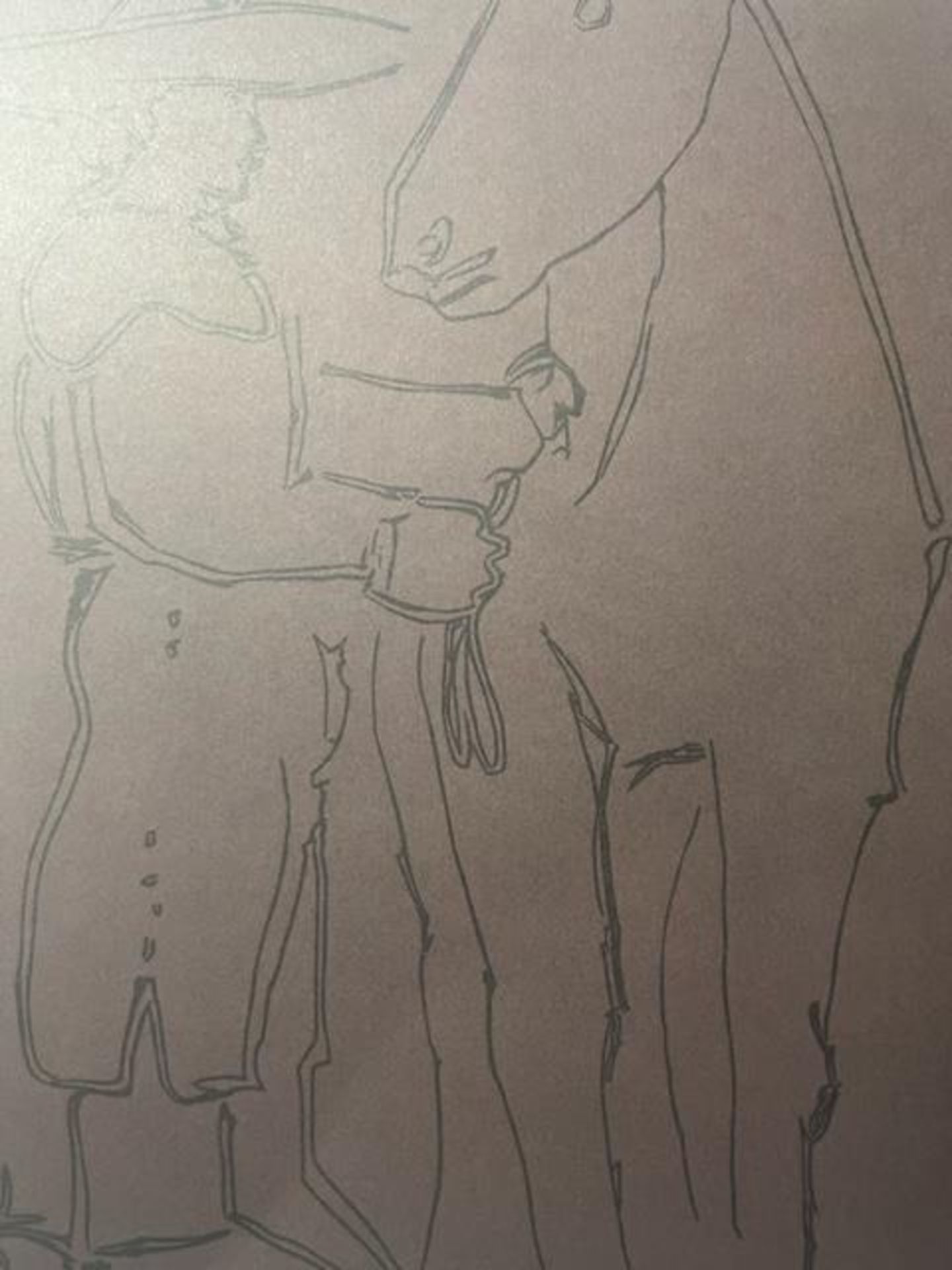 Pablo Picasso "Picador, Woman, Horse" Print. - Image 4 of 6