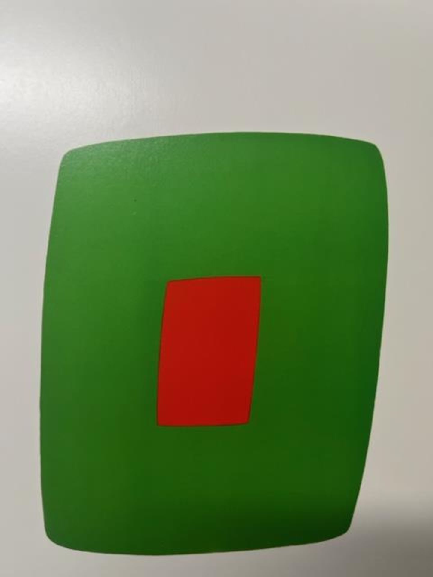 Ellsworth Kelly "Green with Red" Print. - Bild 3 aus 6