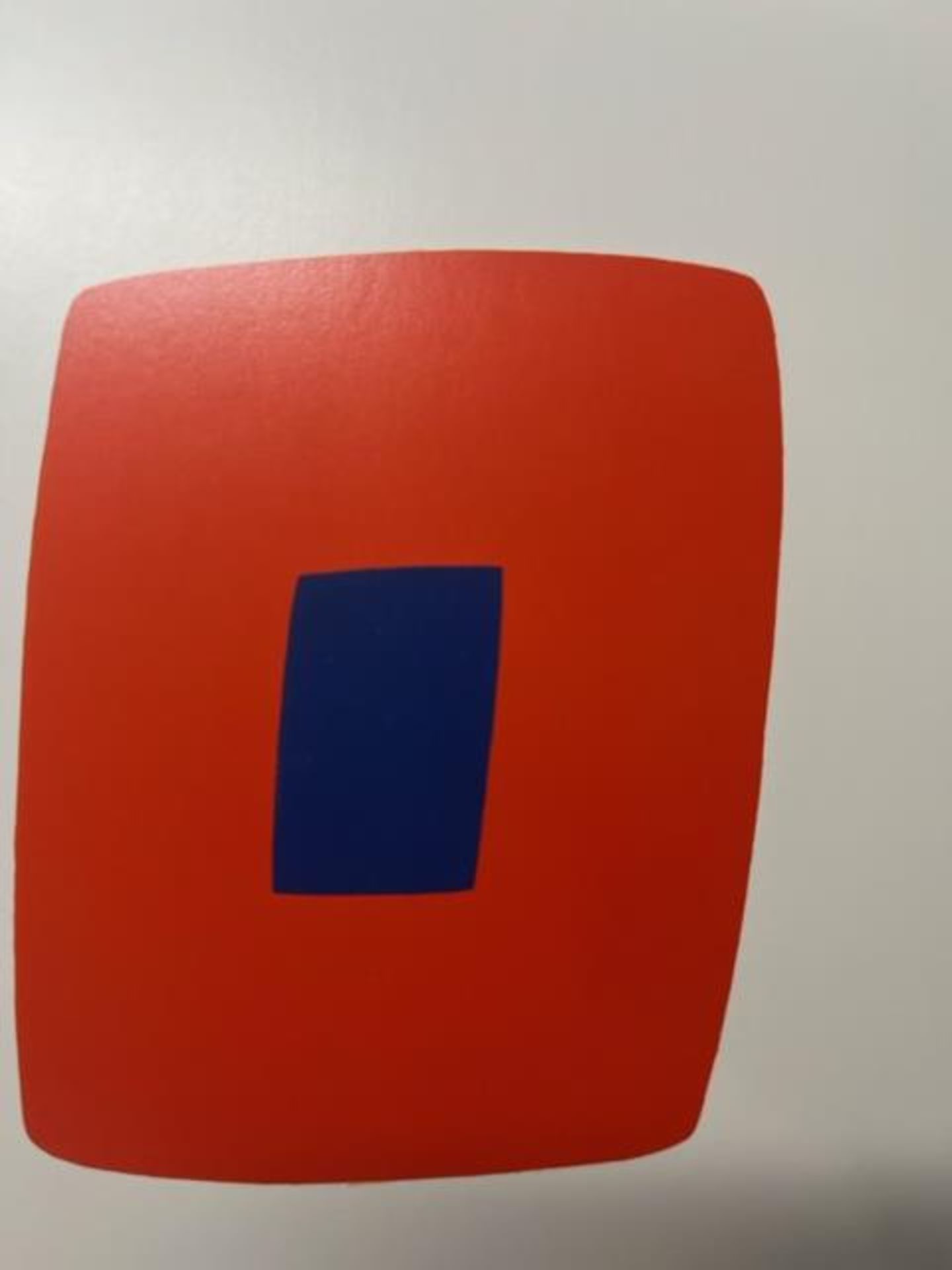 Ellsworth Kelly "Orange with Blue" Print. - Bild 2 aus 6