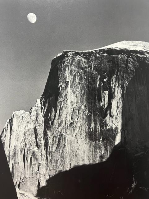 Ansel Adams "Moon and Half Dome" Print. - Image 2 of 6