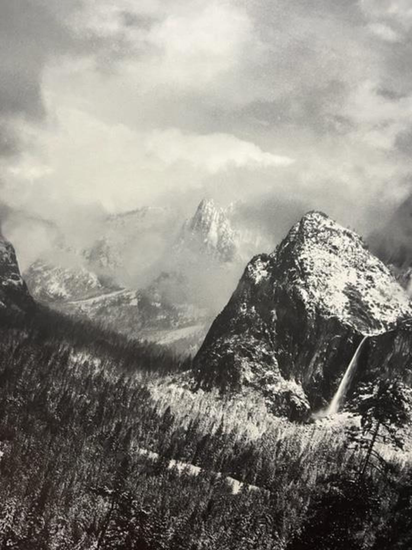 Ansel Adams "Clearing Winter Storm " Print. - Bild 6 aus 6