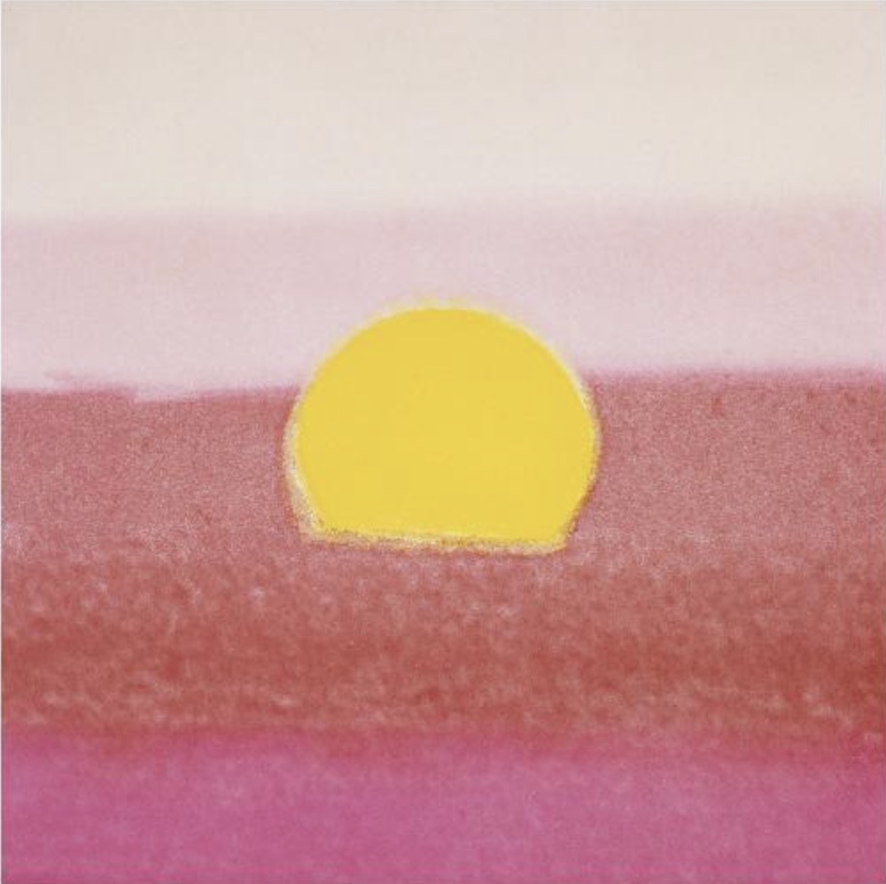 Andy Warhol "Sunset, 1972" Offset Lithograph