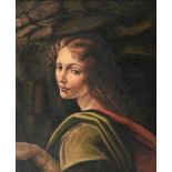 Leonardo Da Vinci "The Virgin of the Rocks, 1480-1508" Painting
