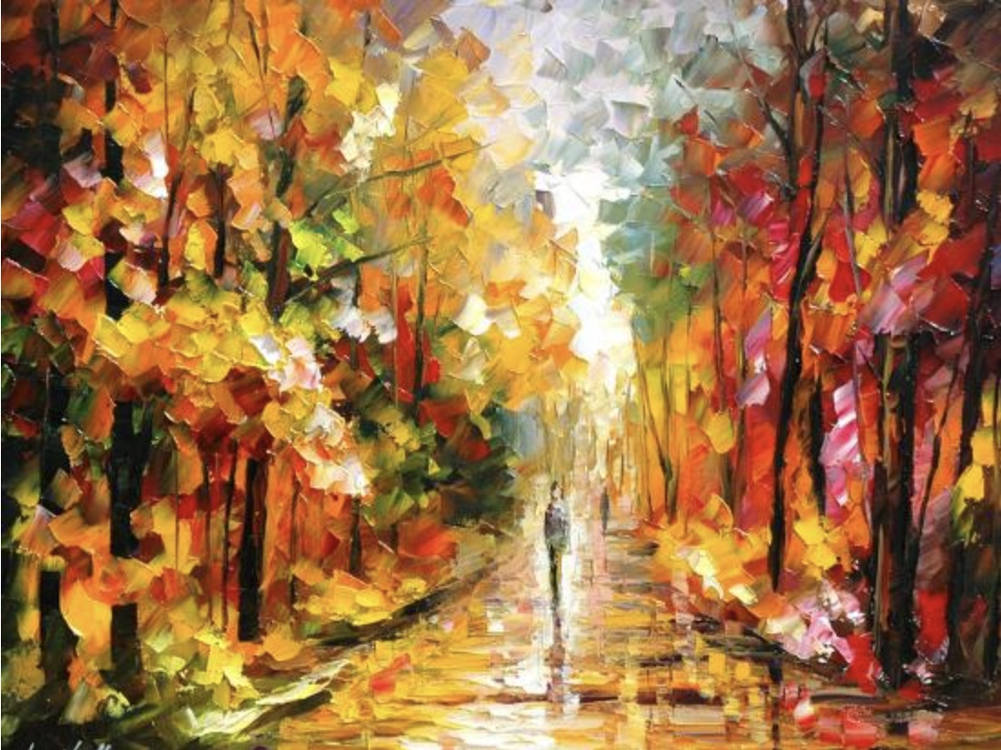 Leonid Afremov "After the Rain" Offset Lithograph