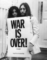 John Lennon, Yoko Ono, War Declarations Photo Print