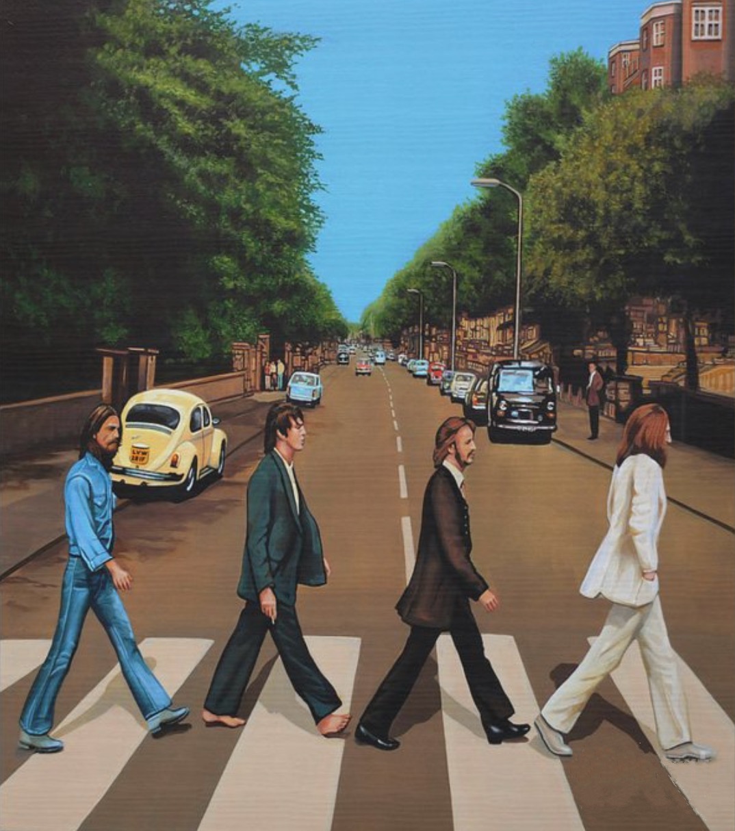 The Beatles Wood Print