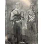 Willem de Kooning "Two Men Standing" Print.