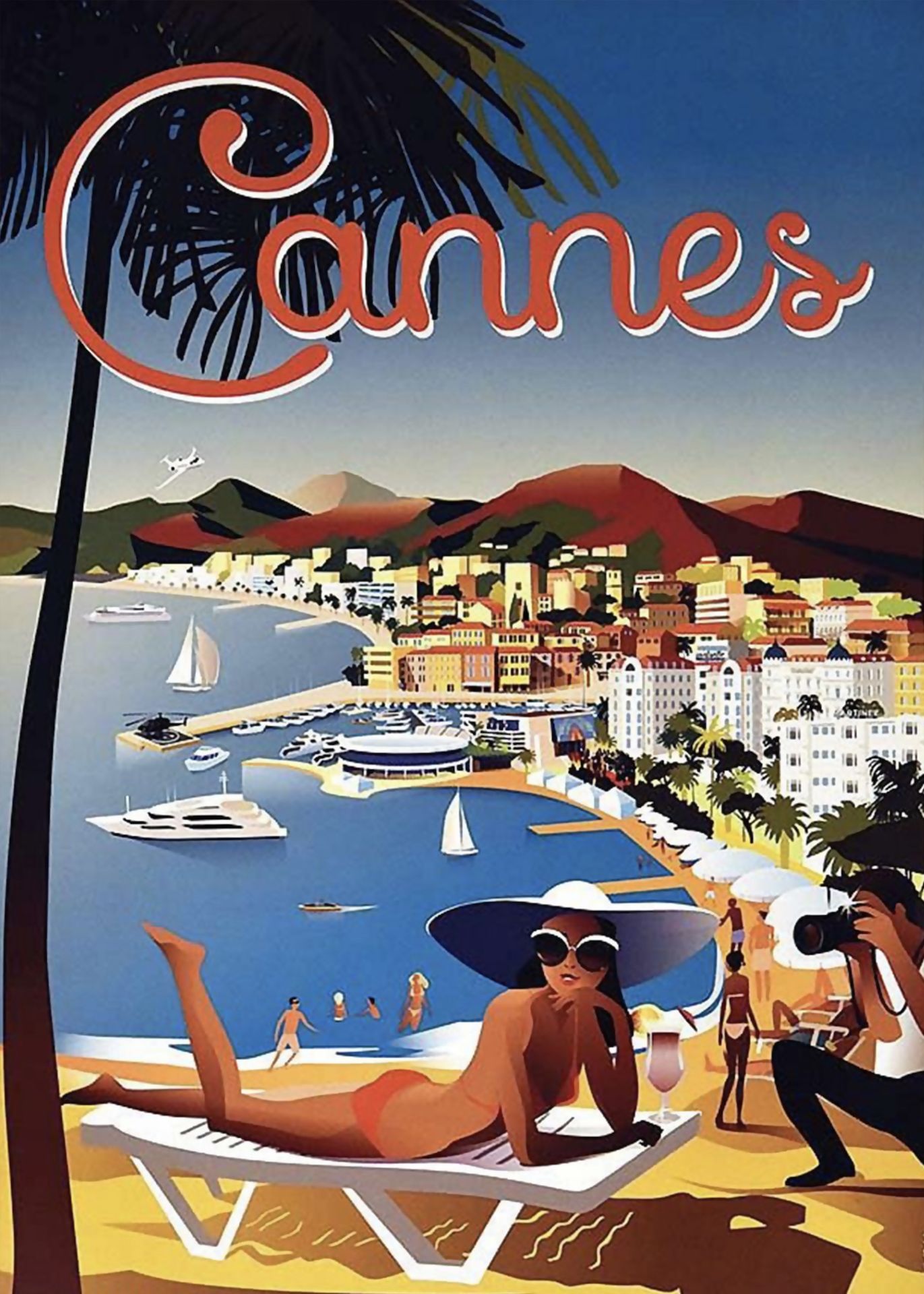 Cannes, France Travel Poster