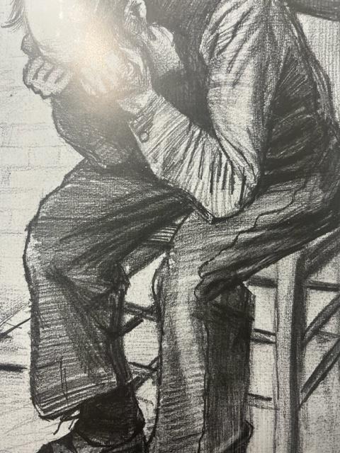 Vincent van Gogh "Old Man in Grief" Print. - Image 4 of 6