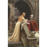 Edmund Leighton "God Speed, 1900" Oil Painting