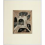 M.C. Escher "Other World" Etching