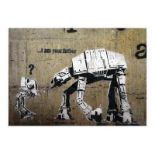 Banksy "Father" Offset Lithograph