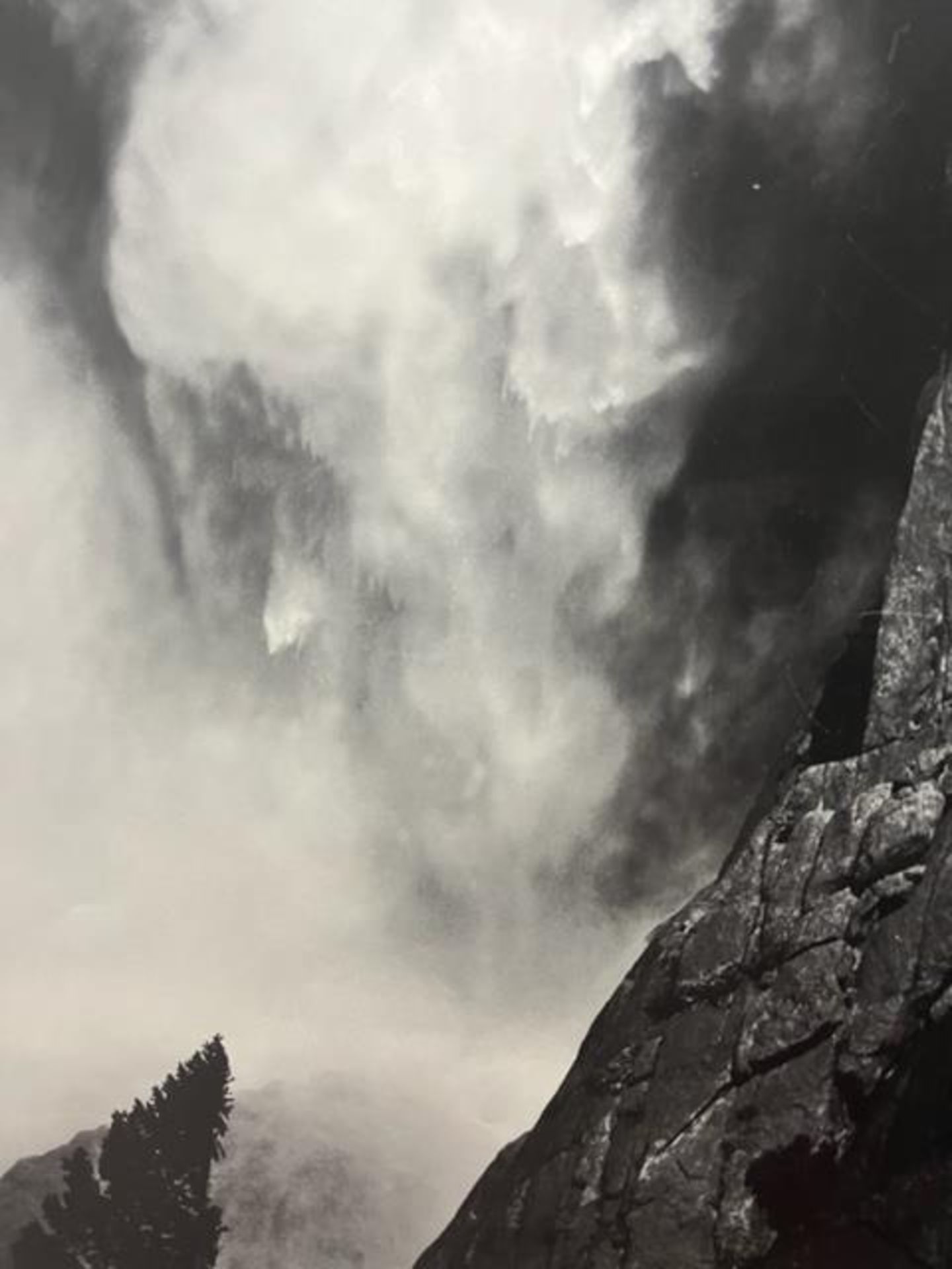 Ansel Adams "Base of Upper Yosemite Fall " Print. - Image 6 of 6