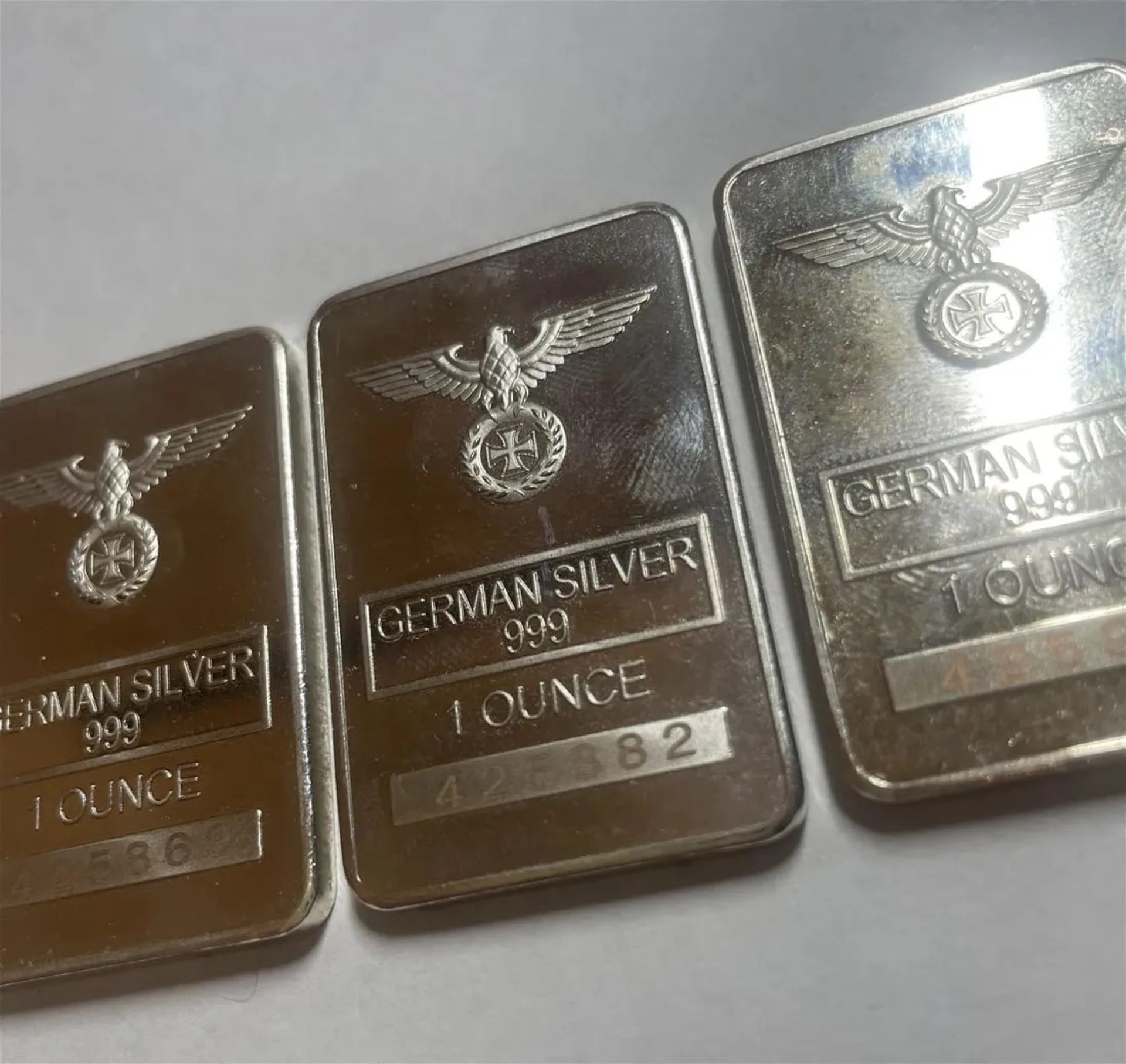 Deutsche Reichsbank Silver Bars (3) - Bild 2 aus 4
