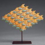 M.C. Escher "Fish and Birds" Sculpture