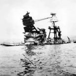 World War II, USS Arizona Sinking, Pearl Harbor Print