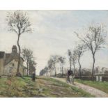 Camille Pissarro "Road to Marly, 1870" Offset Lithograph