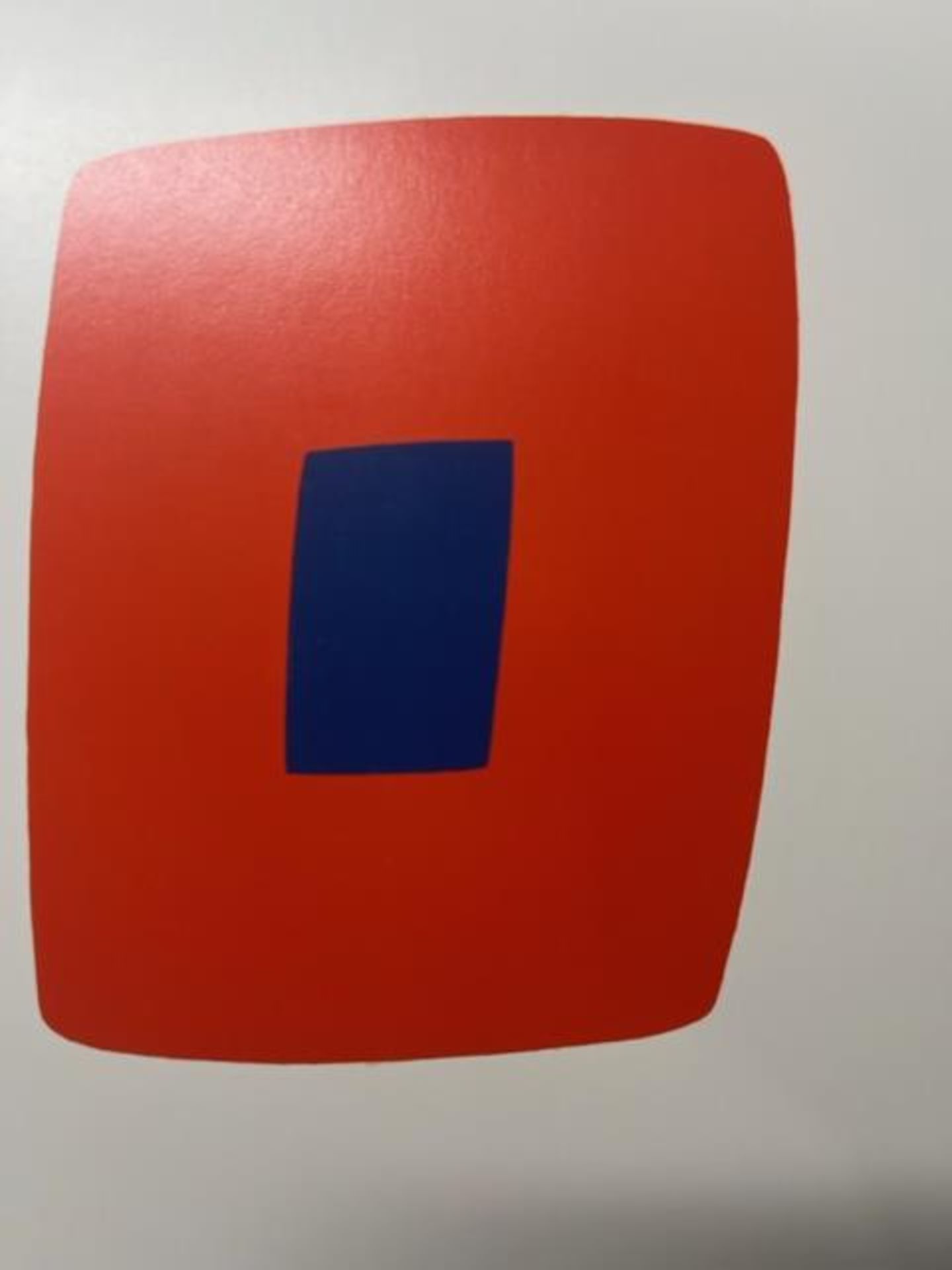 Ellsworth Kelly "Orange with Blue" Print. - Bild 4 aus 6