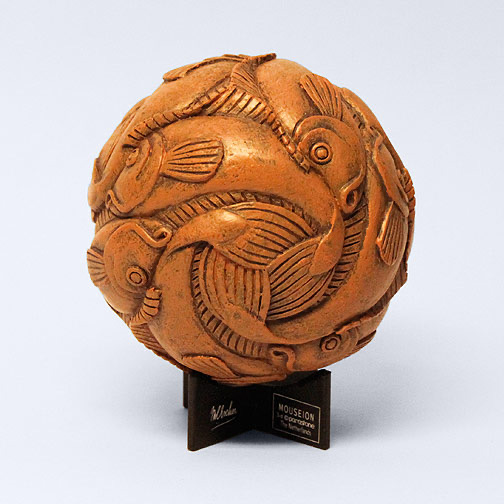 M.C. Escher "Fish" Sphere Sculpture