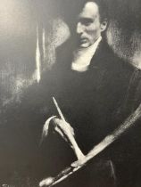 Edward Steichen "Self Portrait with Brush and Palette" Print.