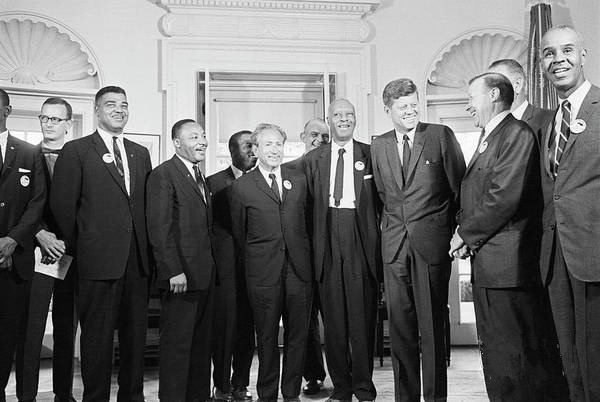 Martin Luther King, John F. Kennedy, Civil Rights Photo Print