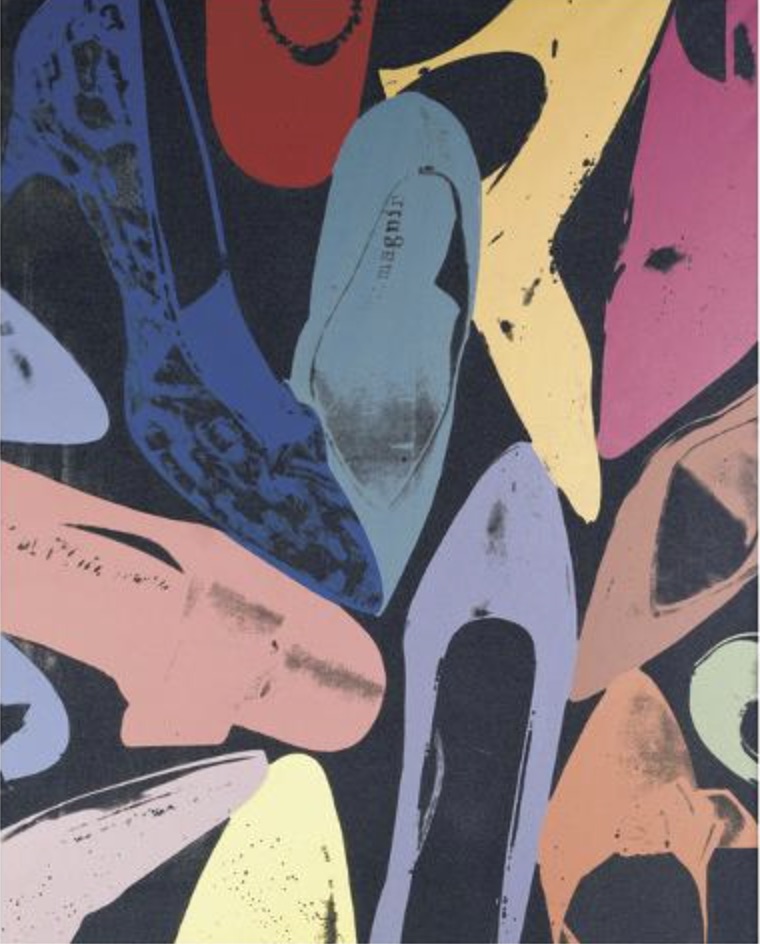 Andy Warhol "Shoes, 1980" Offset Lithograph