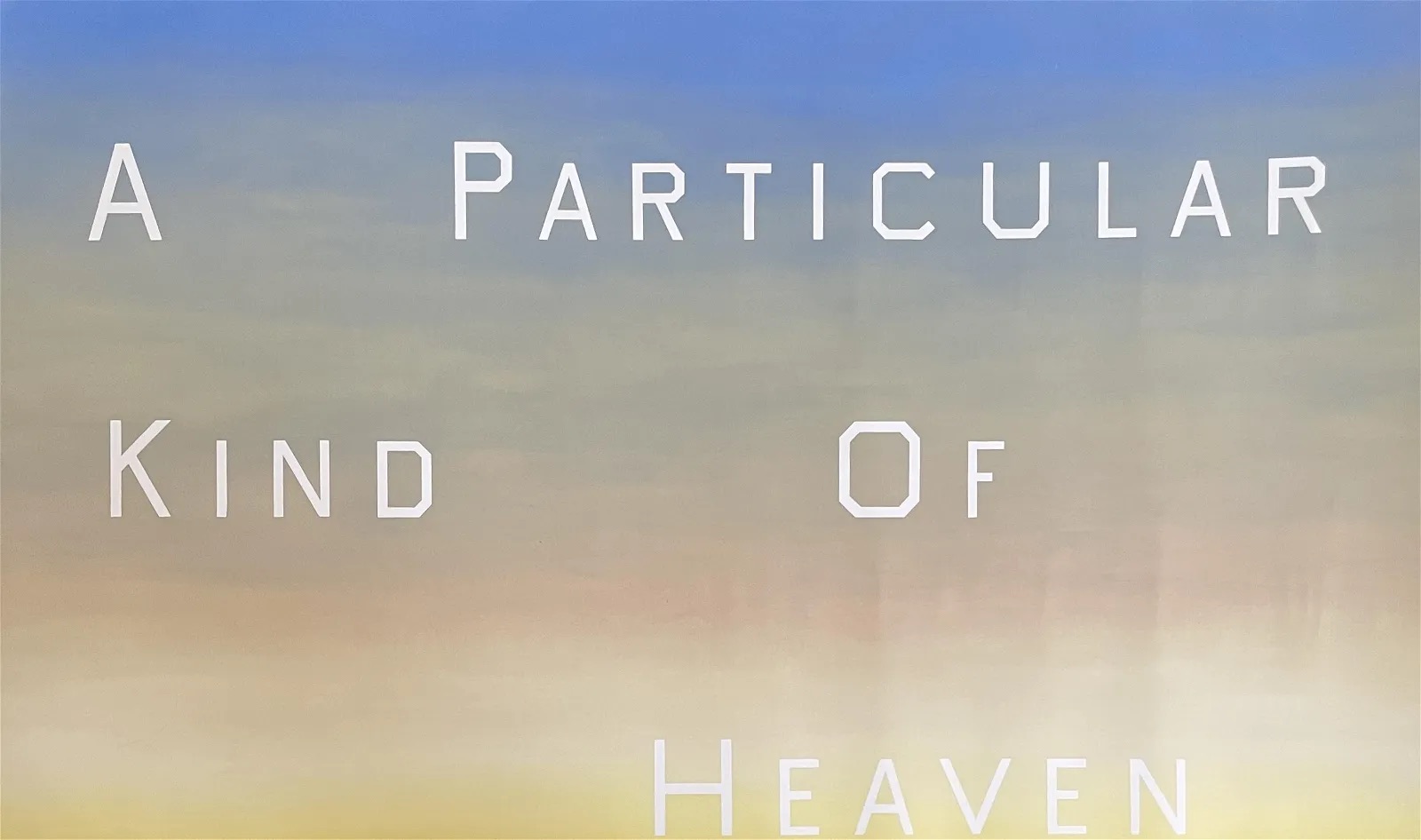 Ed Ruscha "A Particular Kind of Heaven" Offset Lithograph