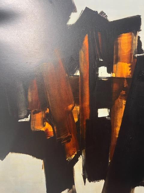 Pierre Soulages "Peinture" Print. - Image 2 of 6