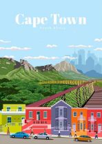 Cape Town Travel Poster