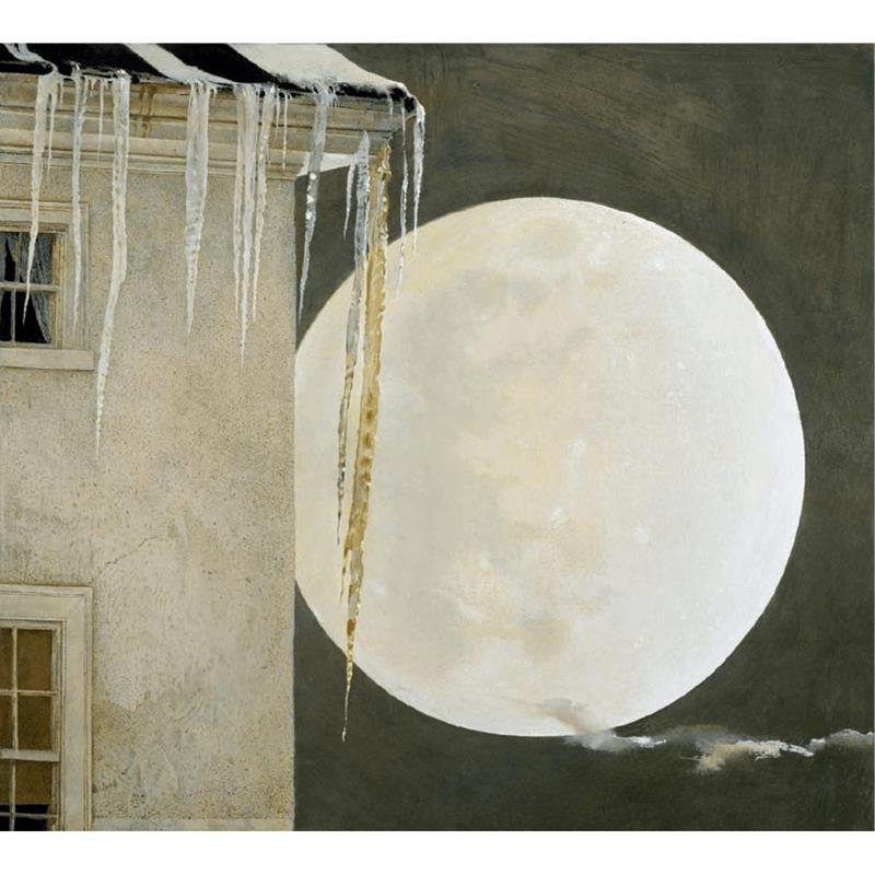 Andrew Wyeth "Moon Madness, 1982" Offset Lithograph