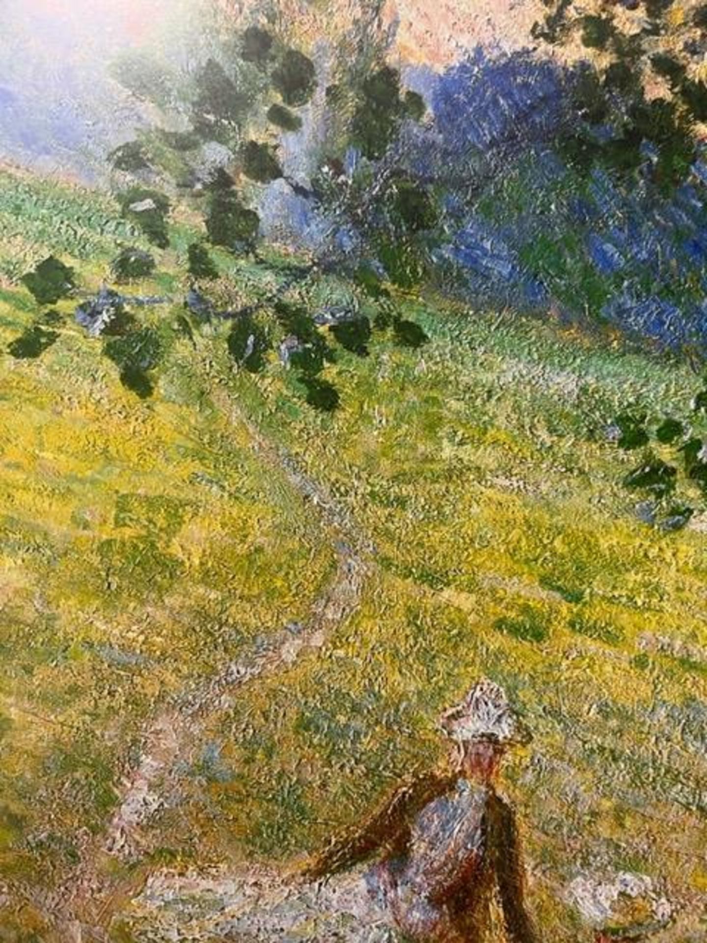 Claude Monet "Evening in the Meadow" Print. - Image 6 of 6