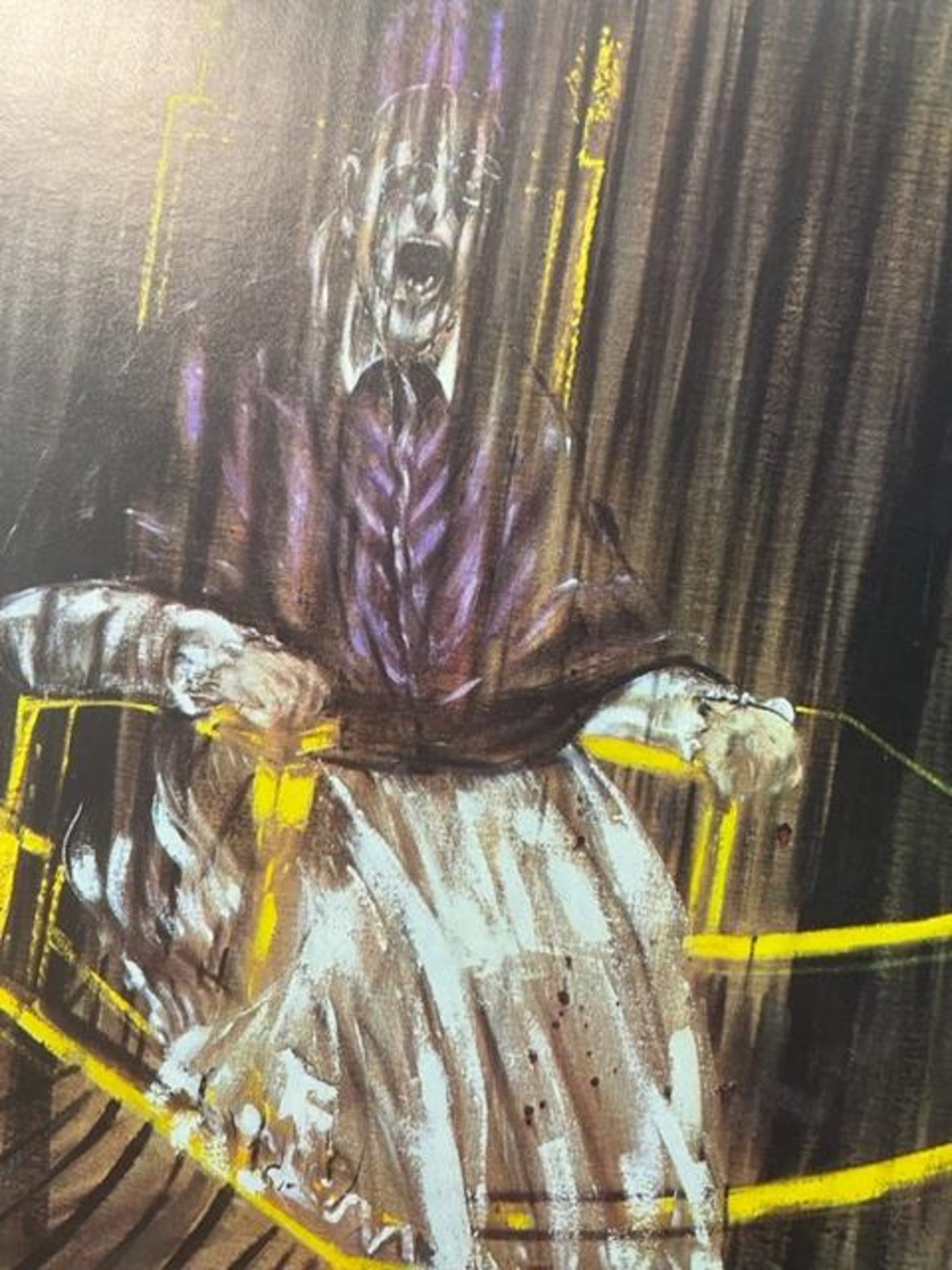 Francis Bacon "Study after Velazues's Portrait of Pope Innocent X" Print. - Bild 6 aus 6