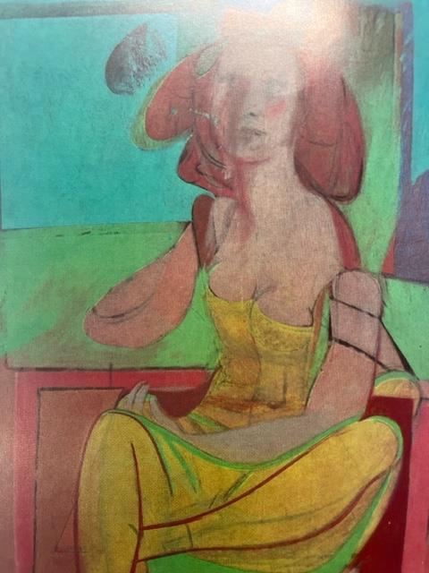 Willem de Kooning "Seated Woman" Print. - Image 4 of 6