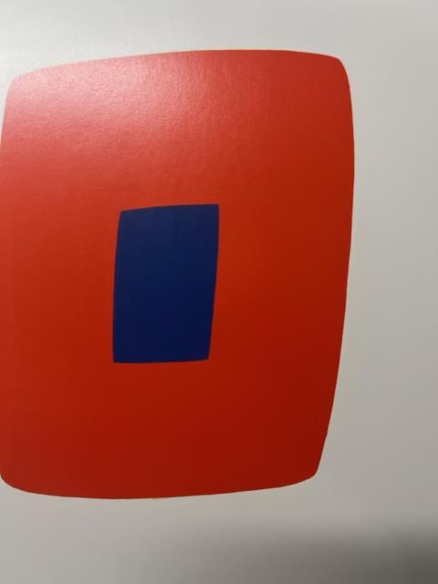 Ellsworth Kelly "Orange with Blue" Print. - Bild 5 aus 6