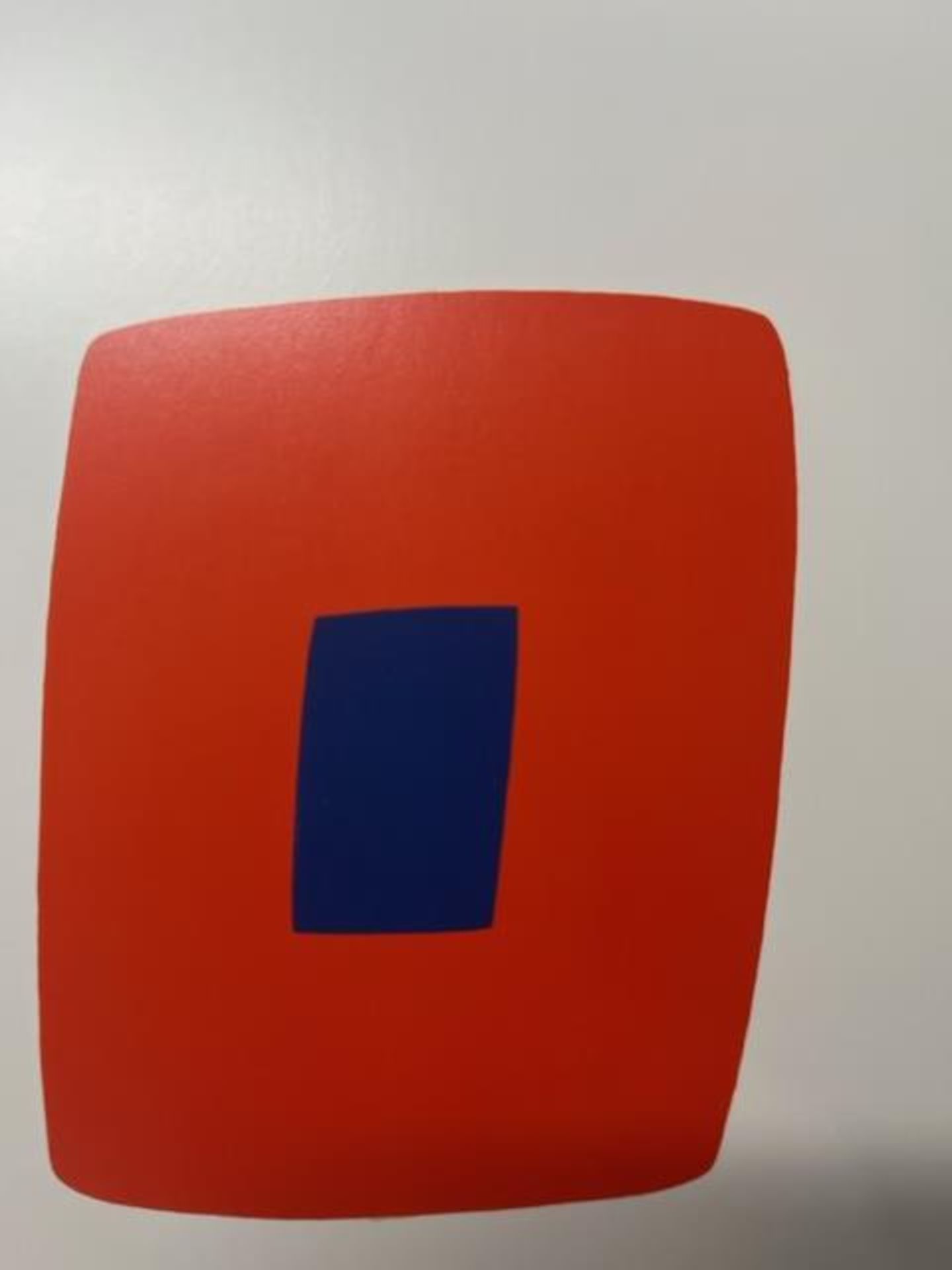 Ellsworth Kelly "Orange with Blue" Print. - Bild 3 aus 6