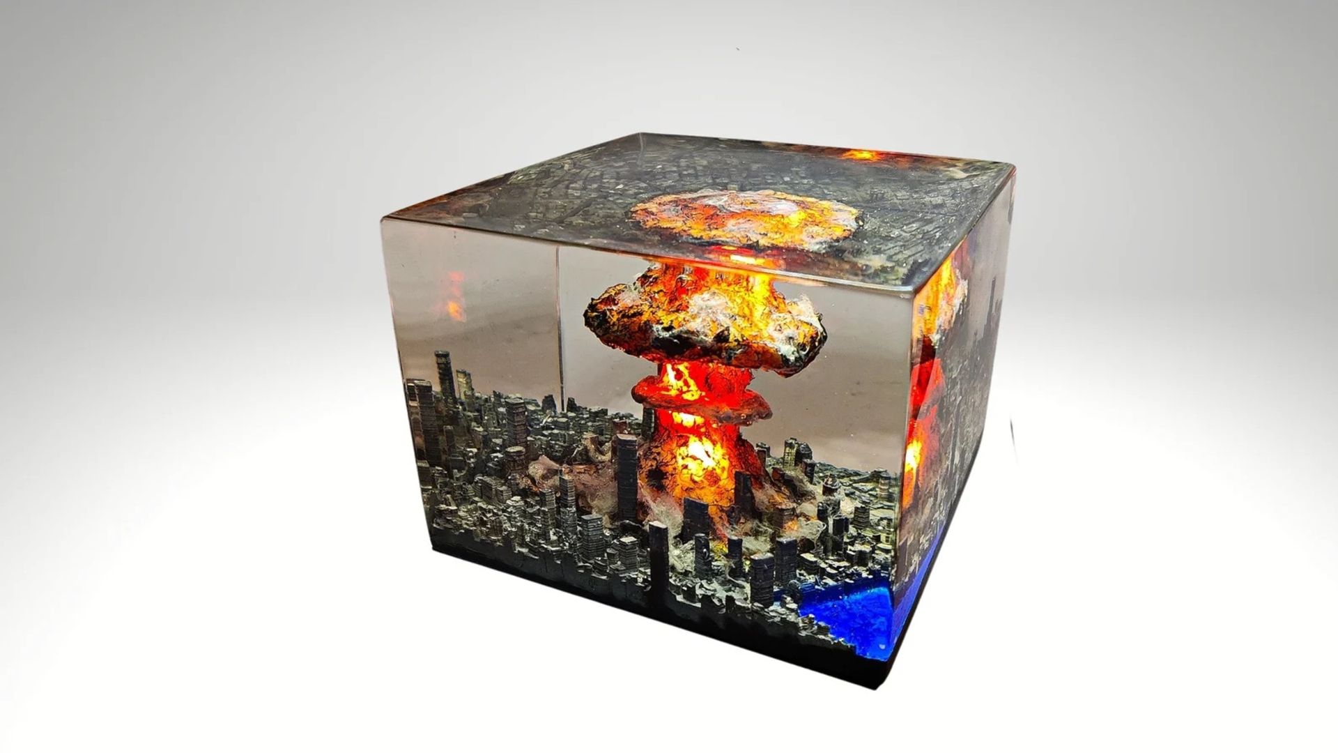 Atomic Bomb Resin Sculpture - Image 3 of 3