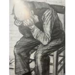 Vincent van Gogh "Old Man in Grief" Print.