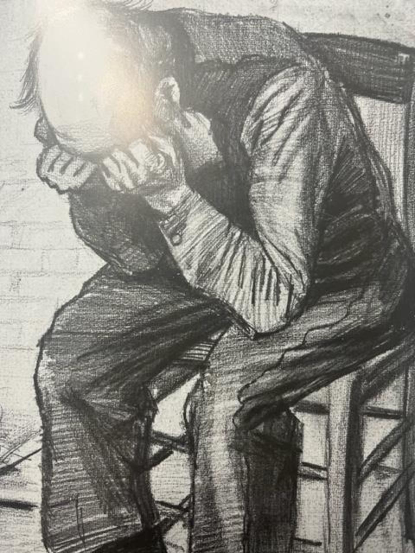Vincent van Gogh "Old Man in Grief" Print.