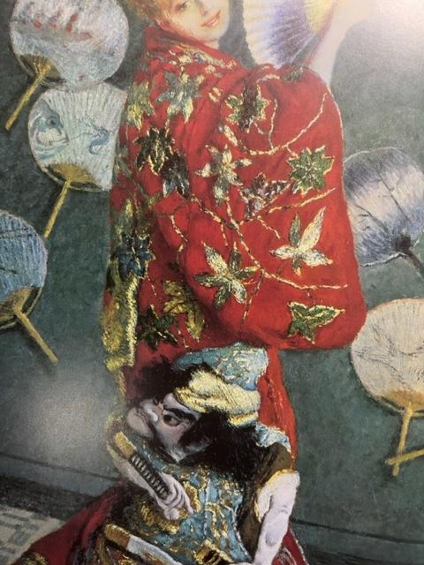 Claude Monet "Camille Monet in Japanese Costume" Print. - Bild 6 aus 6