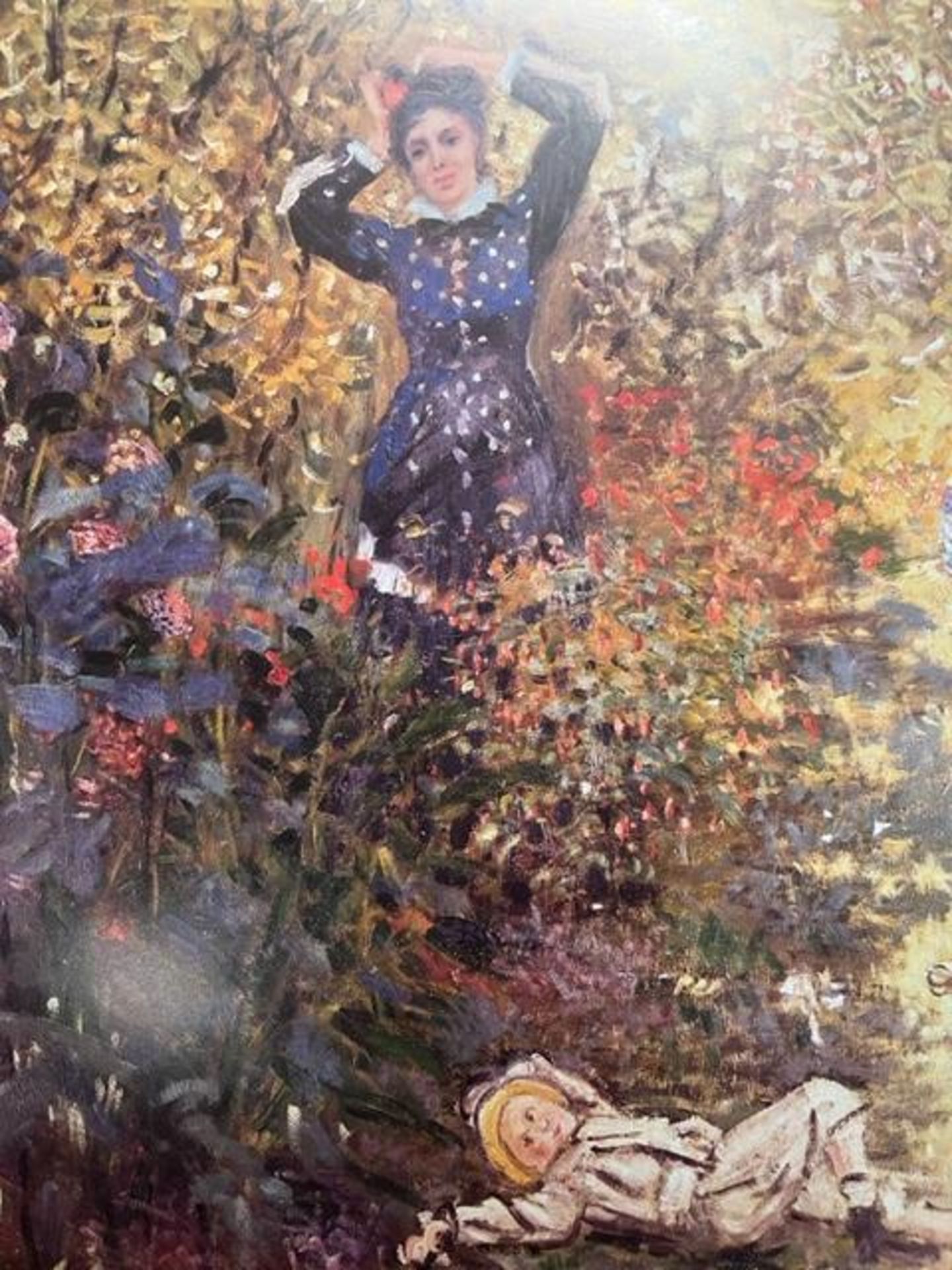 Claude Monet "Camille and Jean Monet" Print.