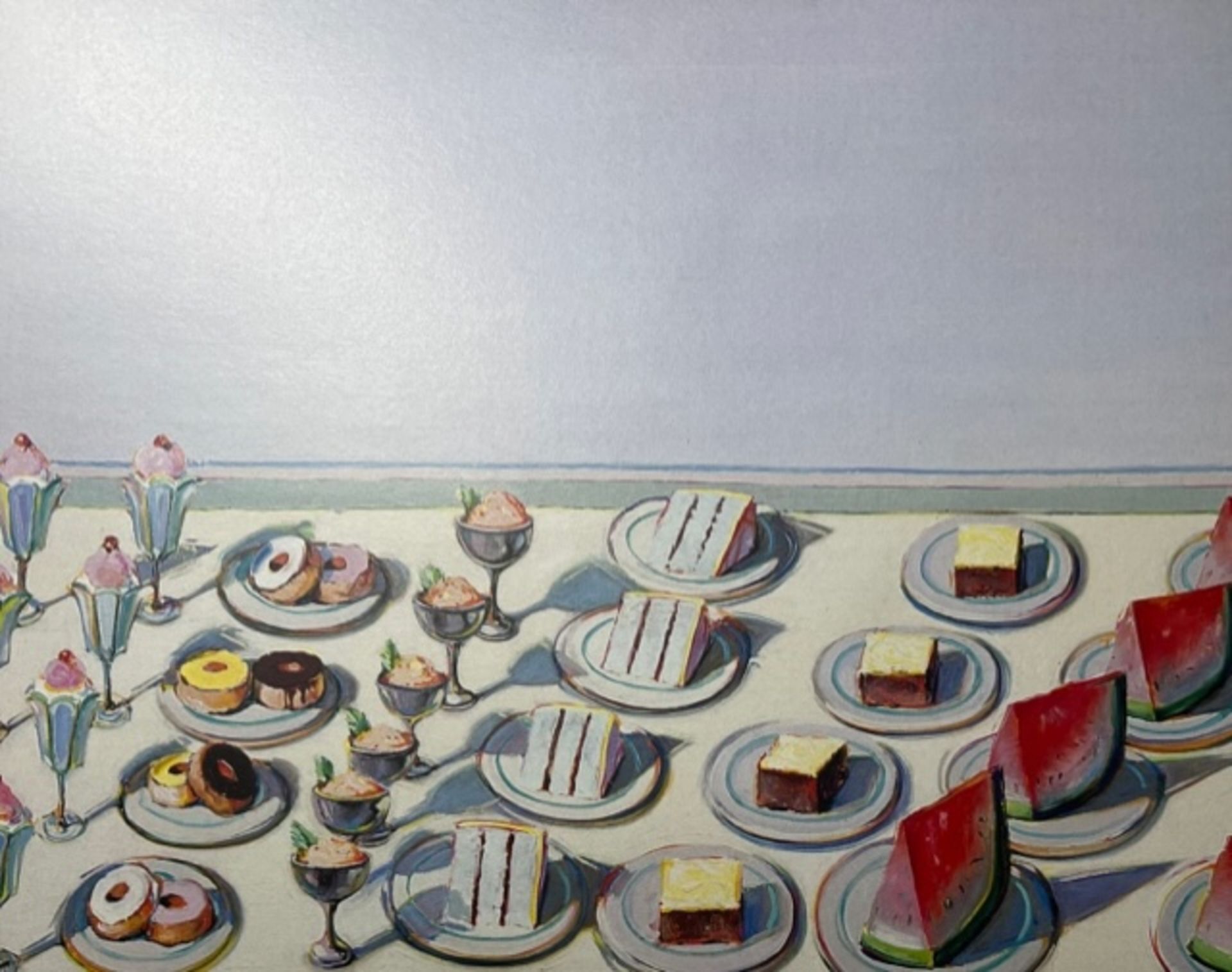 Wayne Thiebaud "Untitled" Print.