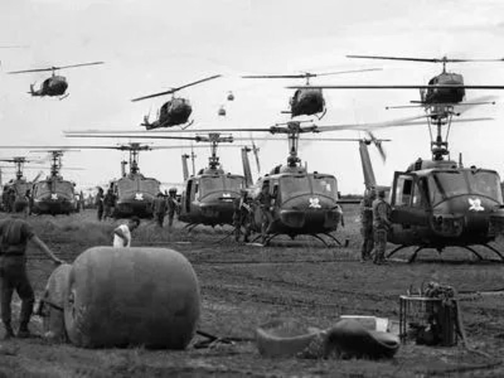 Vietnam War "Huey Deployment" Print