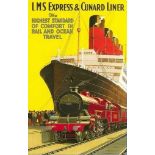 Cunard Travel Poster