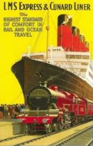 Cunard Travel Poster