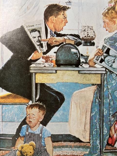 Norman Rockwell "Untitled" Print. - Bild 4 aus 6