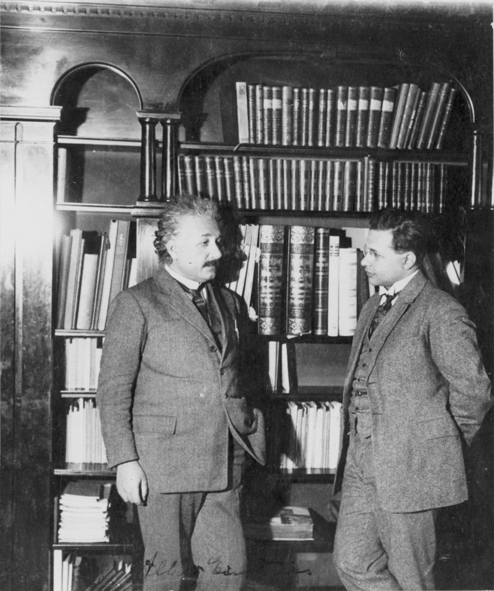 Albert Einstein "With Son, 1927" Print